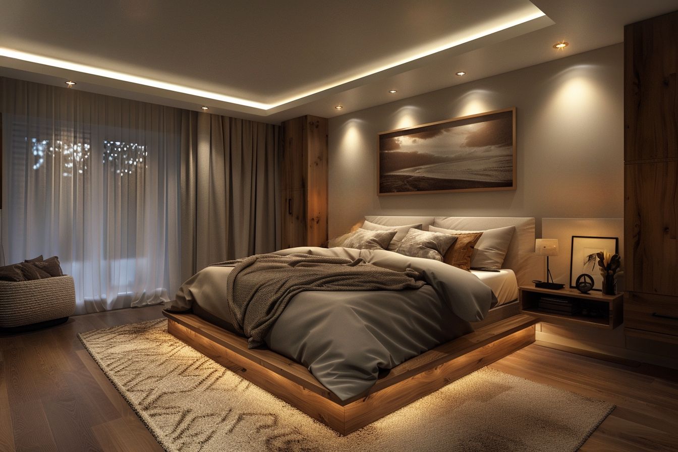 Éclairage tamisé et romantique pour vos soirées en amoureux