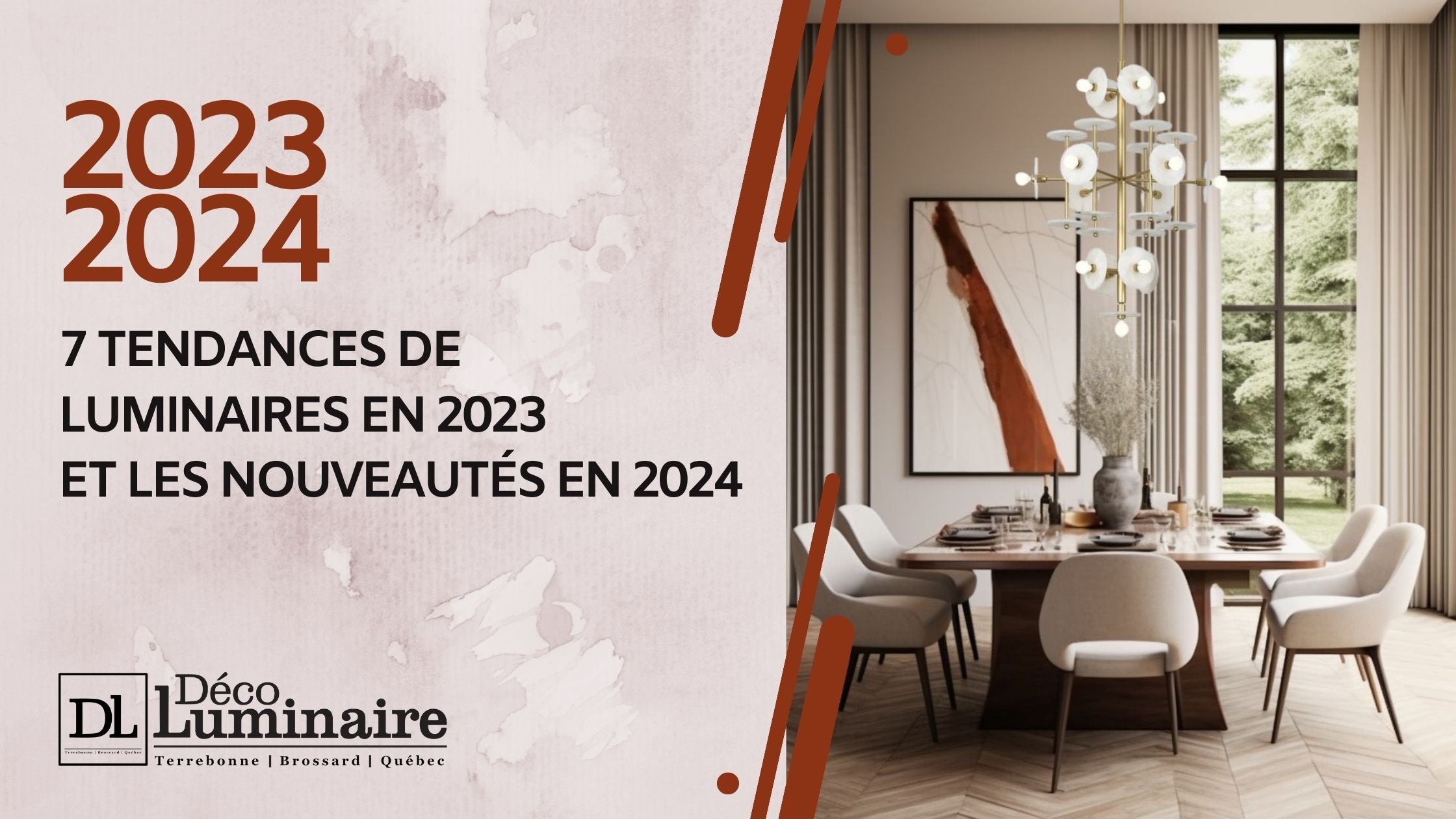 7 tendances de luminaires en 2023 et les nouveautés en 2024