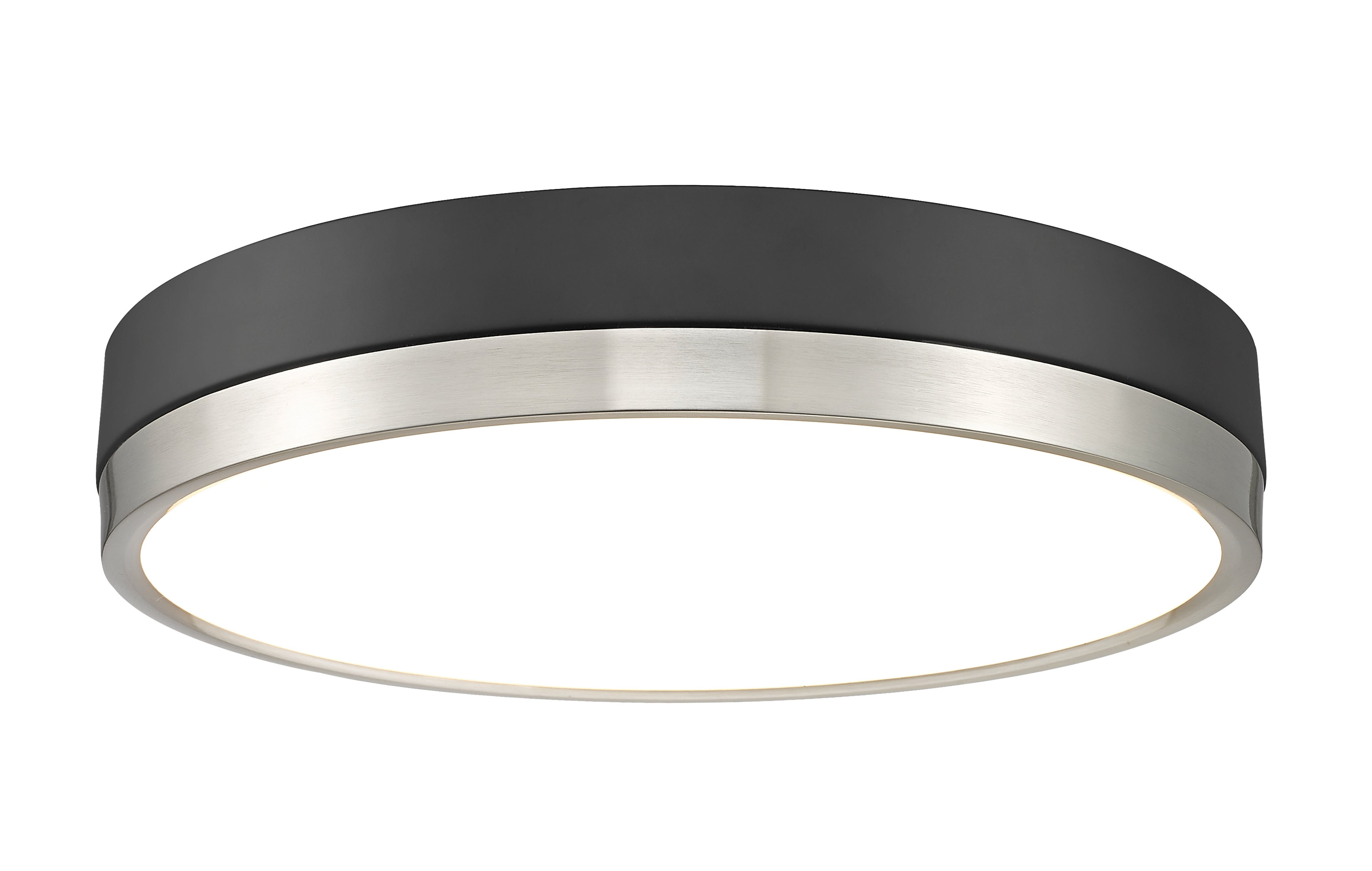 ALGAR Plafonnier Noir, Nickel DEL INTÉGRÉ - 1006F16-MB-BN-LED | Z-LITE