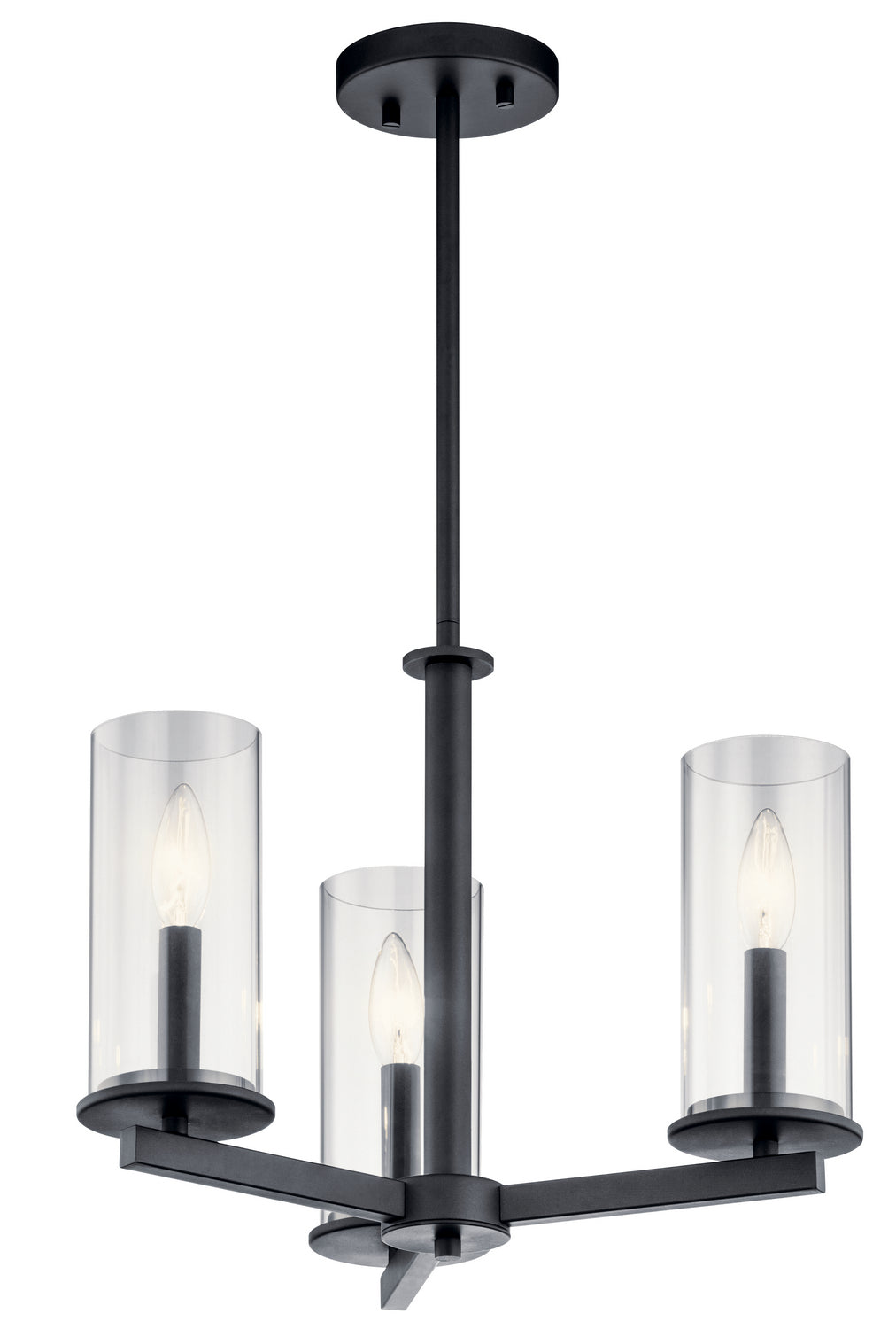 Lustre ou semi-plafonnier 3 lumières | Crosby