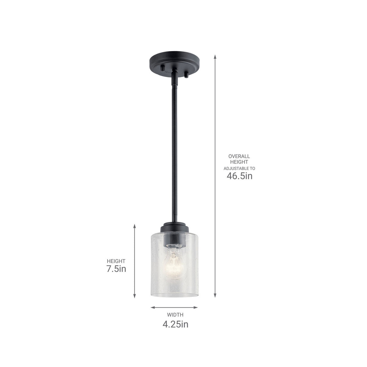 Mini-suspension 1 lumière | Winslow