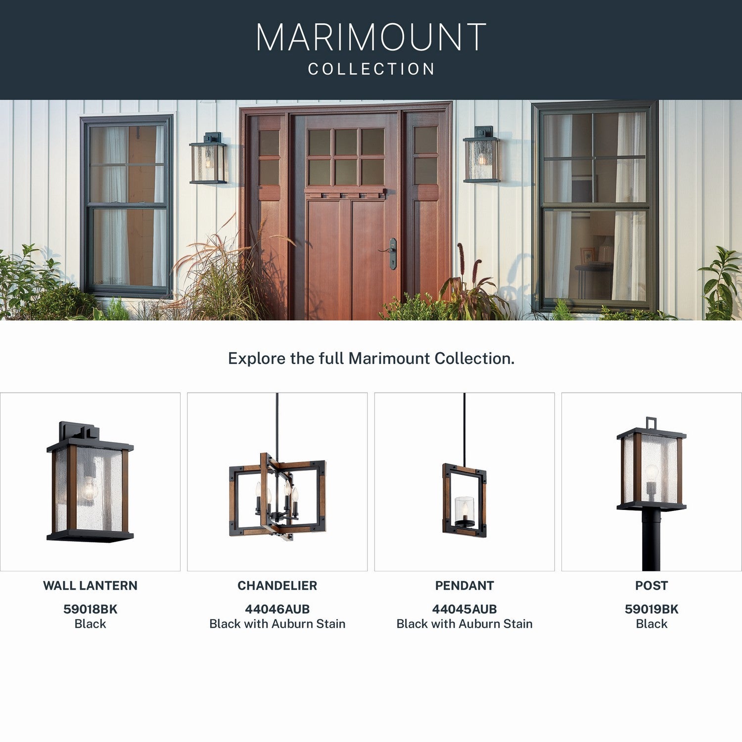 Applique murale extérieure 1 lumière | Marimount