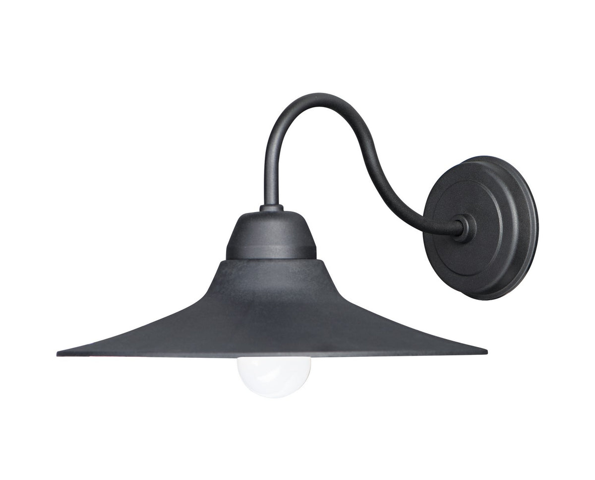 Maxim - Lanterne murale extérieure 1 lumière | Dockside - 10114BK