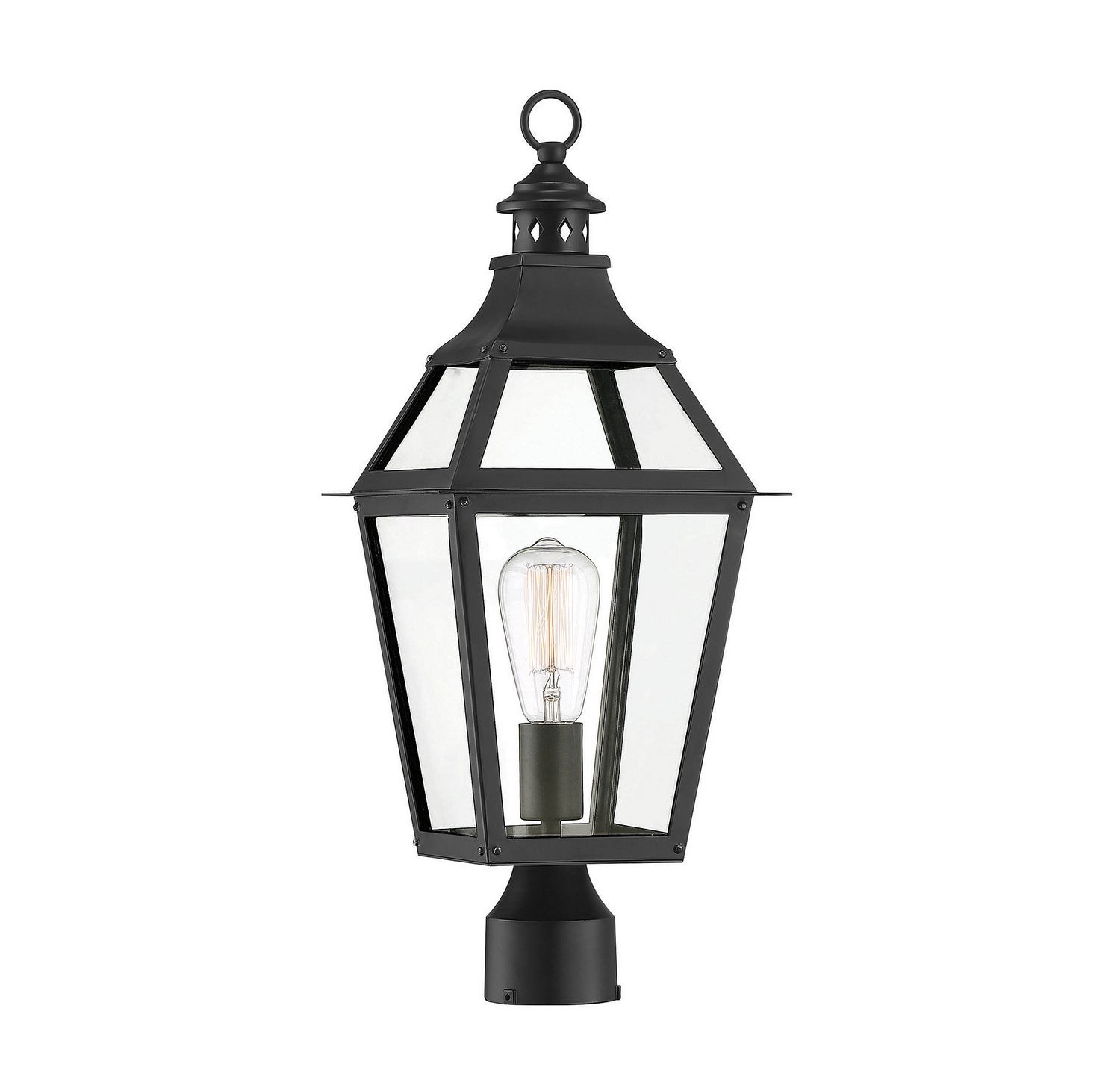 Lanterne sur poteau 1 lumière | Jackson