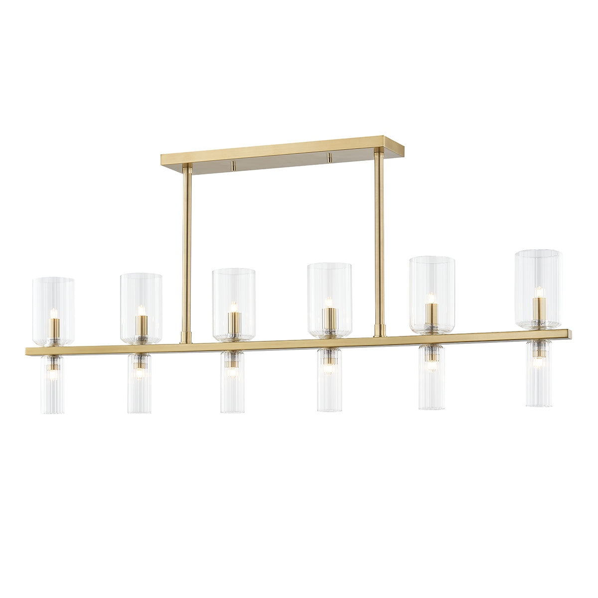 Suspension linéaire 12 lumières | Tabitha