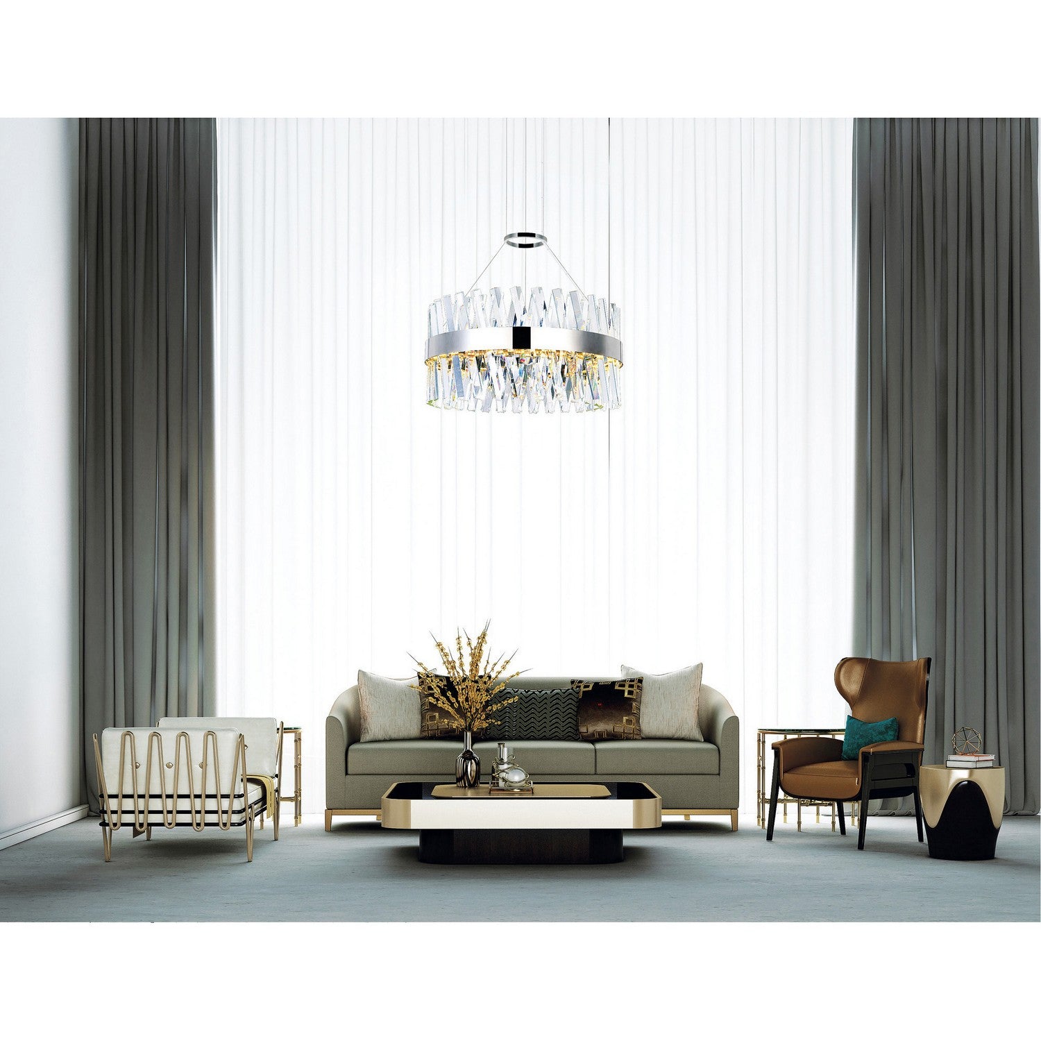 Lustre DEL | Glace