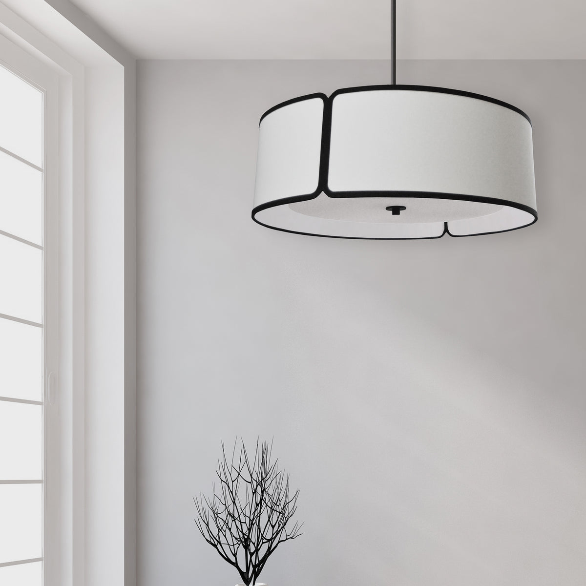 Suspension 4 lumières | Notched Drum