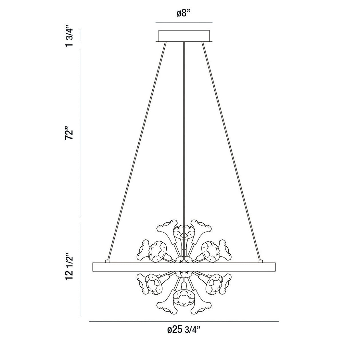 Lustre DEL | Clayton
