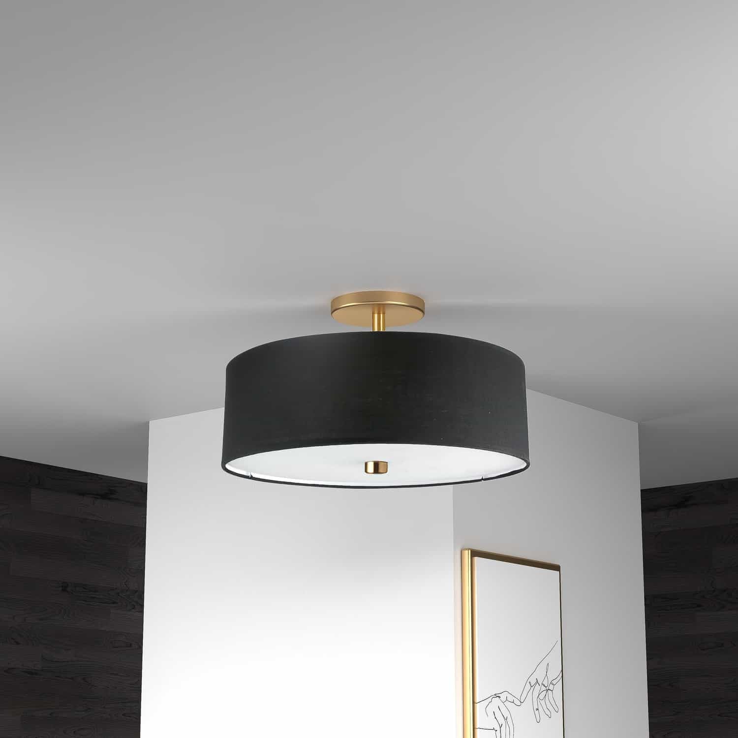 Semi-plafonnier 3 lumières | Everly