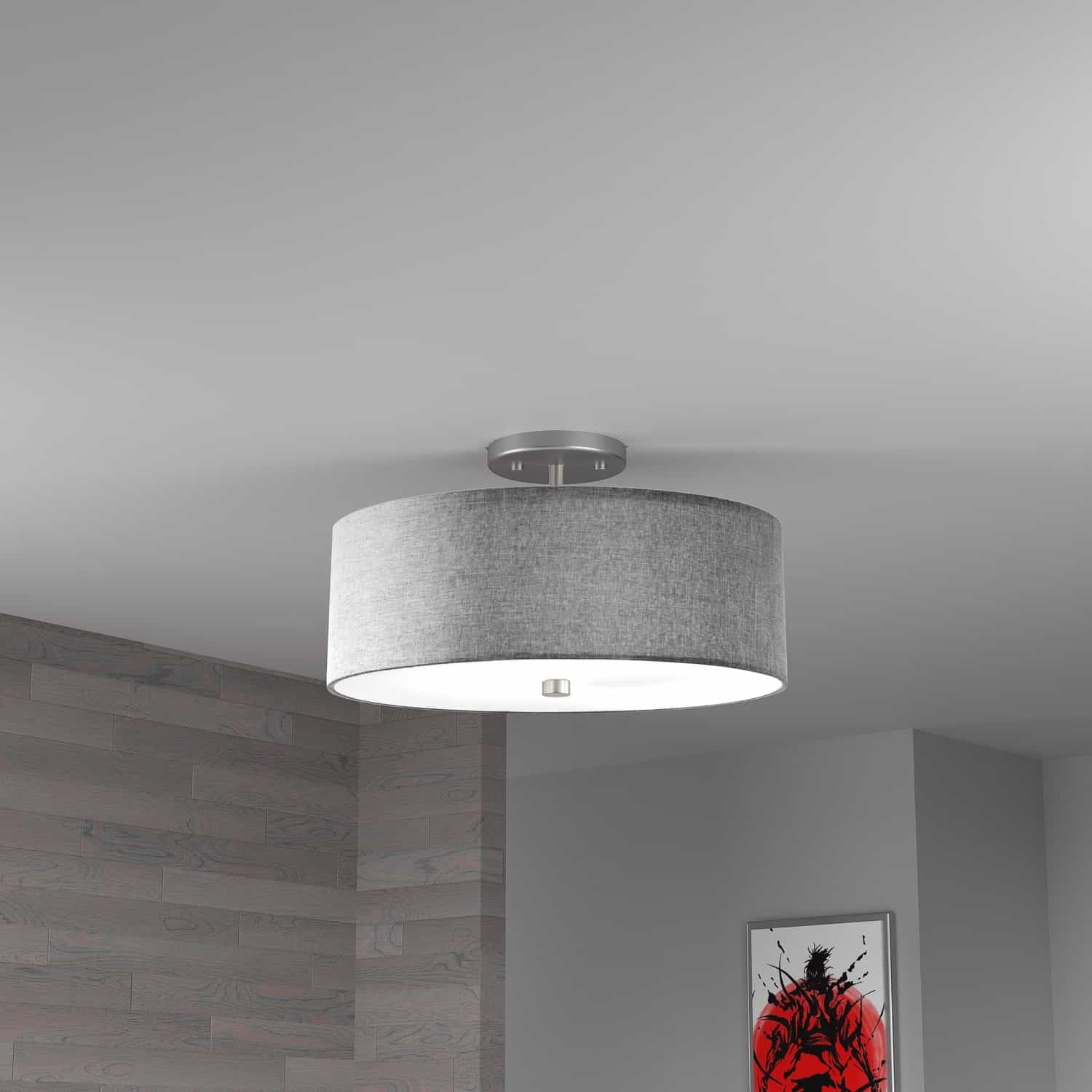 Semi-plafonnier 3 lumières | Everly