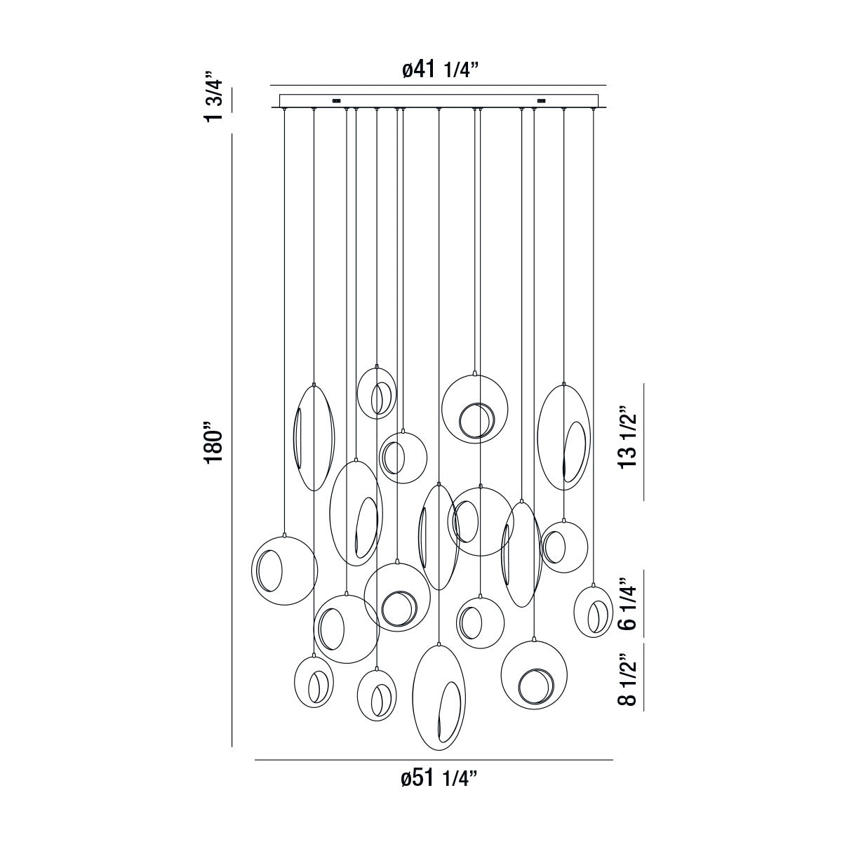 Lustre DEL | Arlington