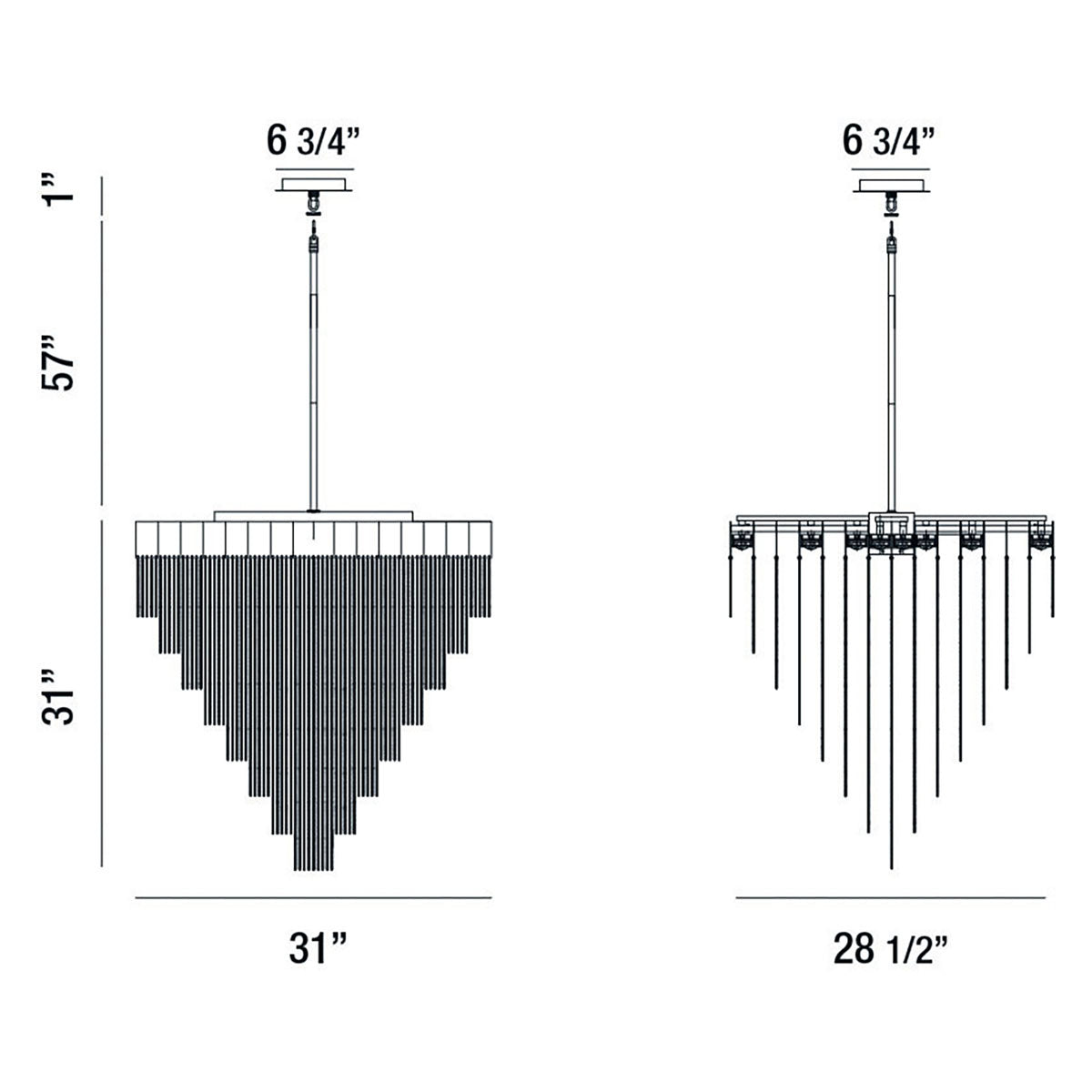 Lustre DEL | Bloomfield