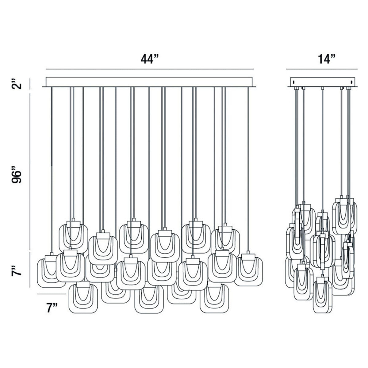 Lustre DEL | Paget