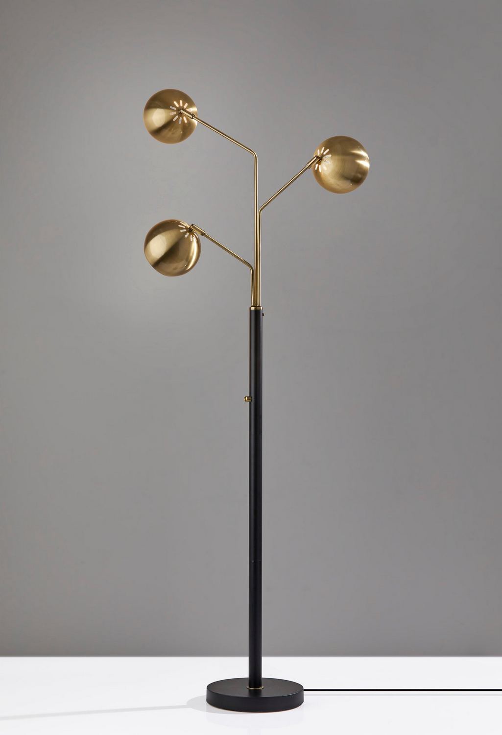 Lampadaire à têtes multiples 3 lumières | Emerson