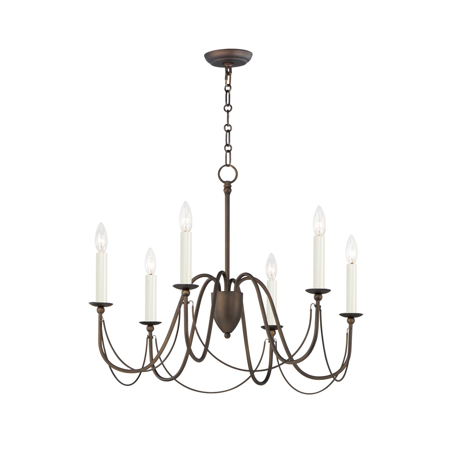 Lustre 6 lumières | Plumette