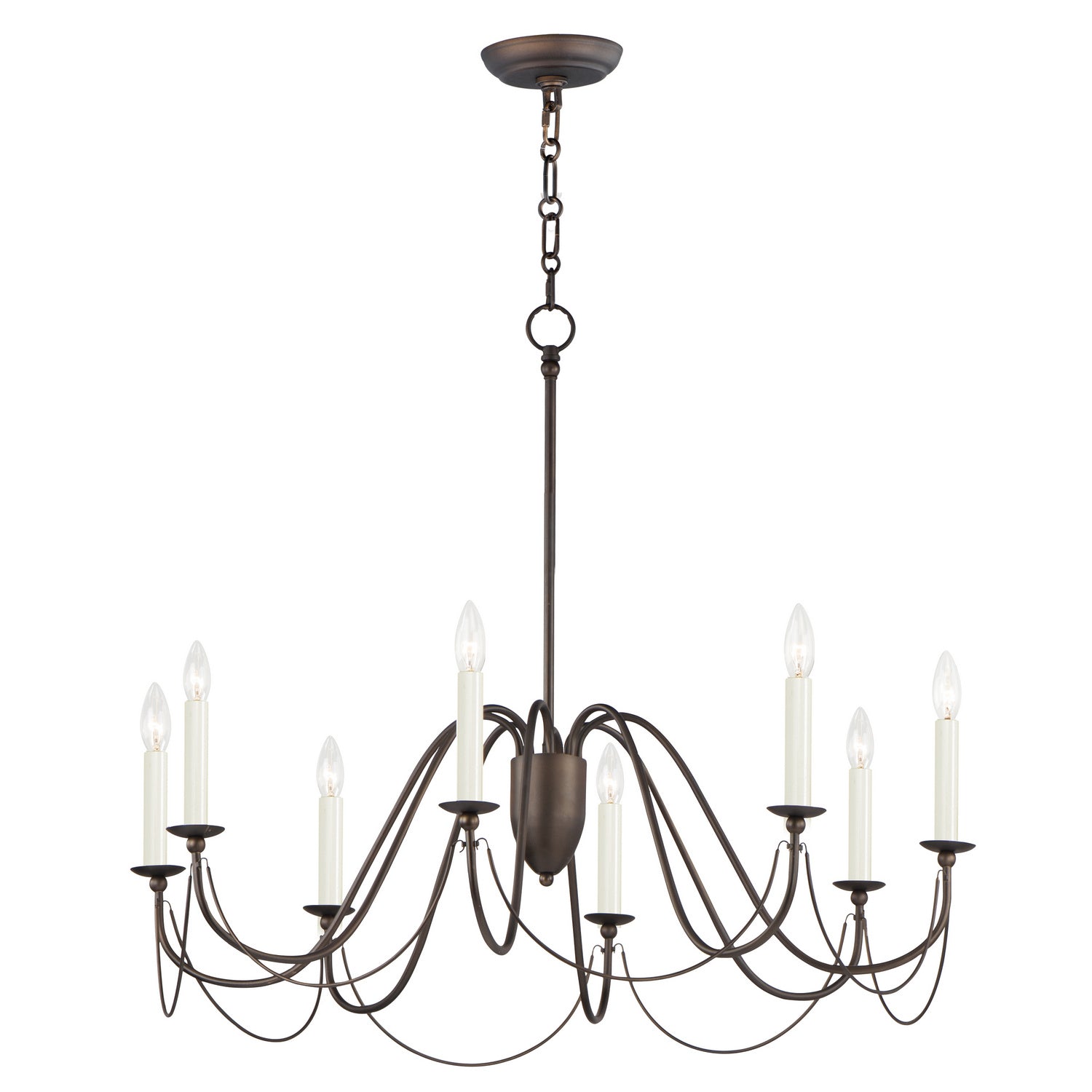 Lustre 8 lumières | Plumette