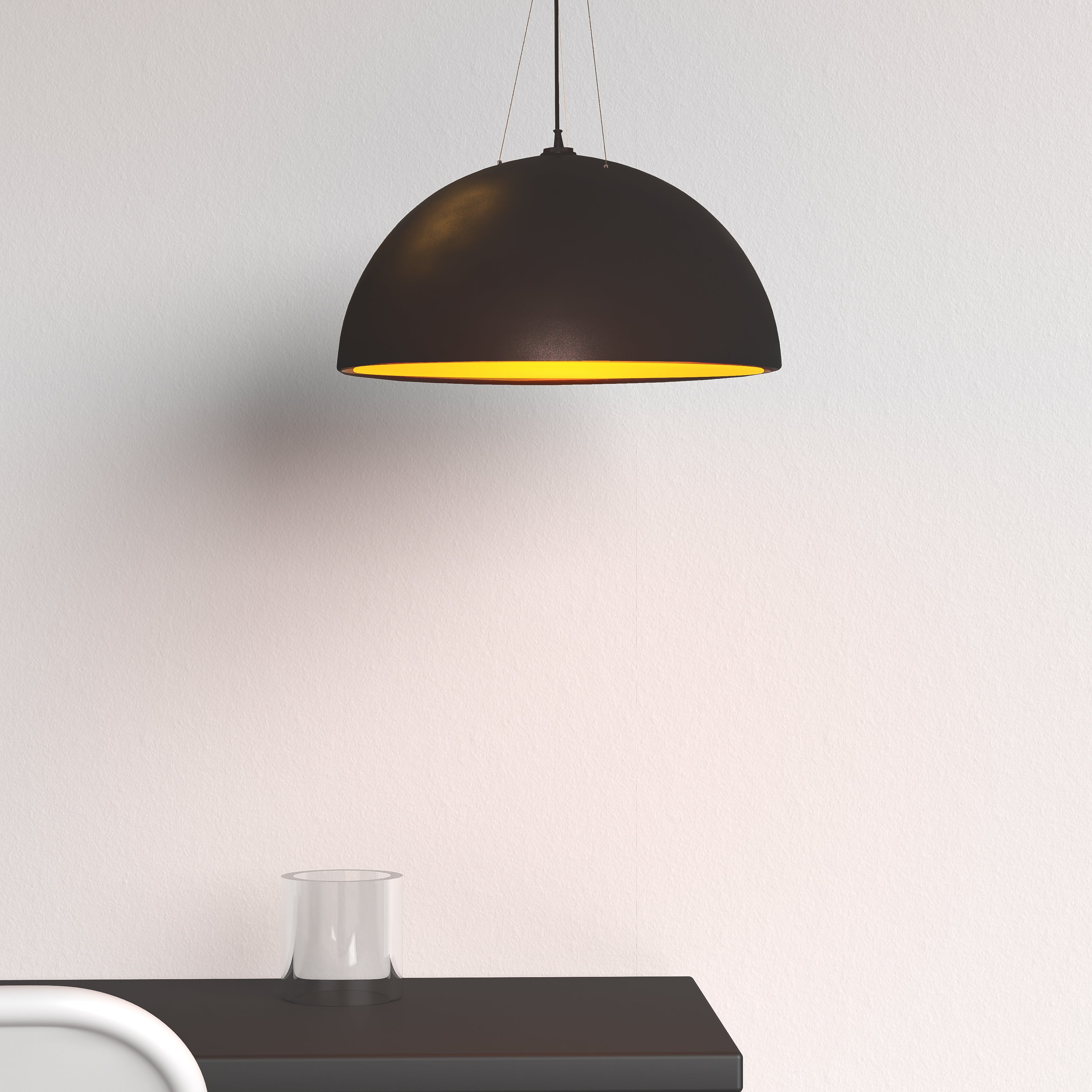 Luminaire suspendu Noir | 114-313P