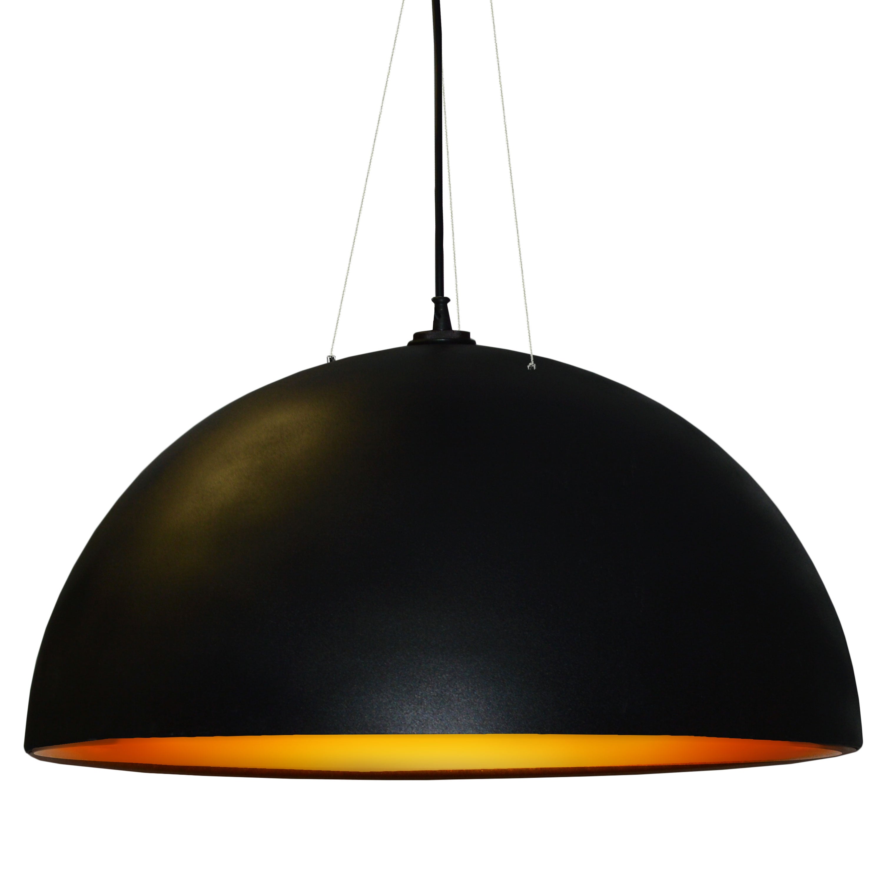 Suspension Noir - 114-313P-BK-GLD | DAINOLITE