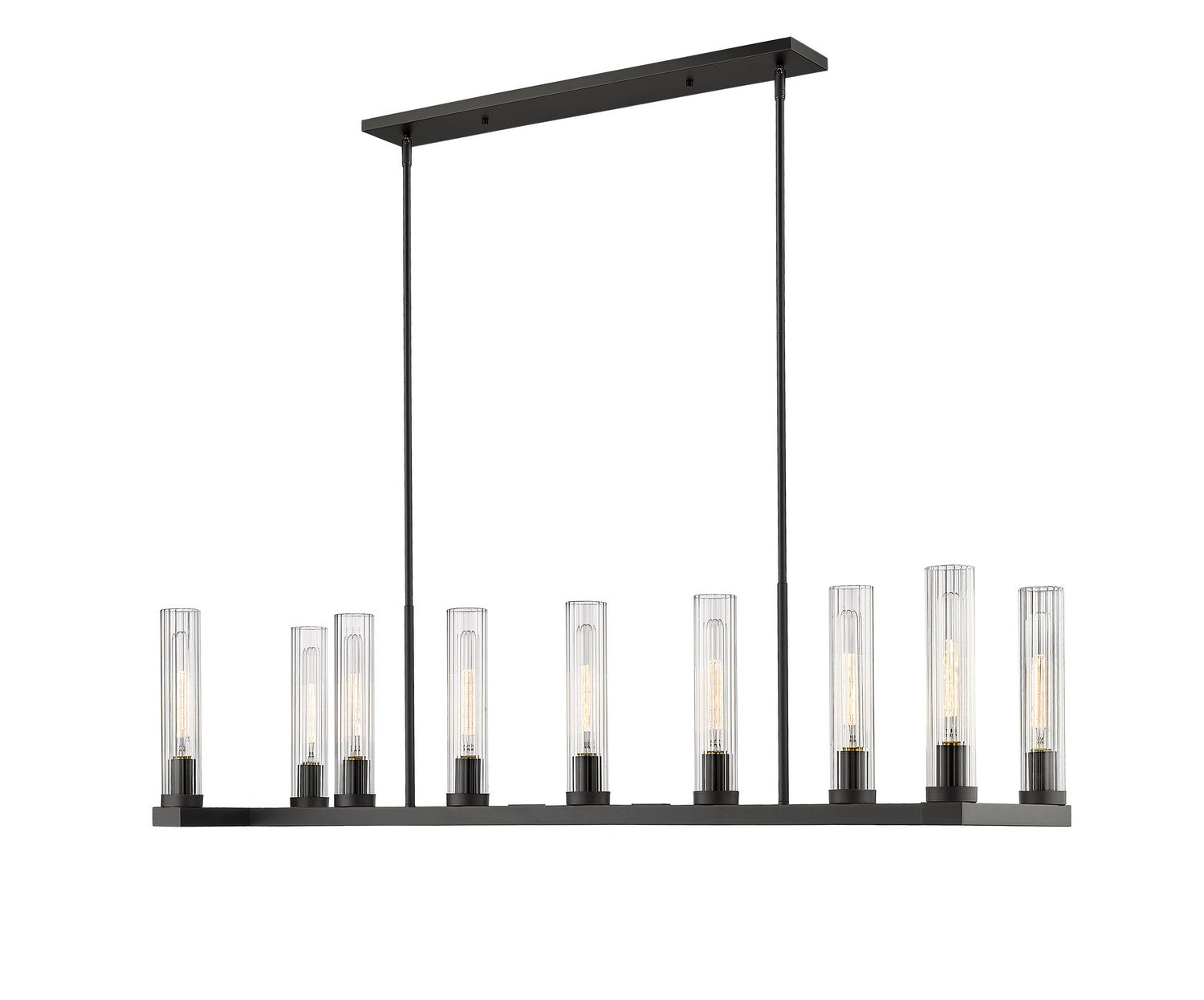 Lustre linéaire 9 lumières | Beau