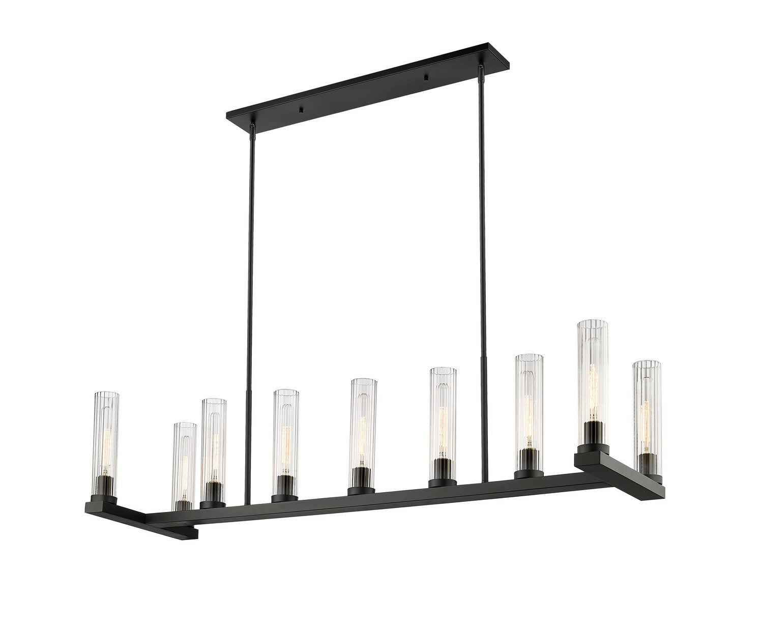Lustre linéaire 9 lumières | Beau