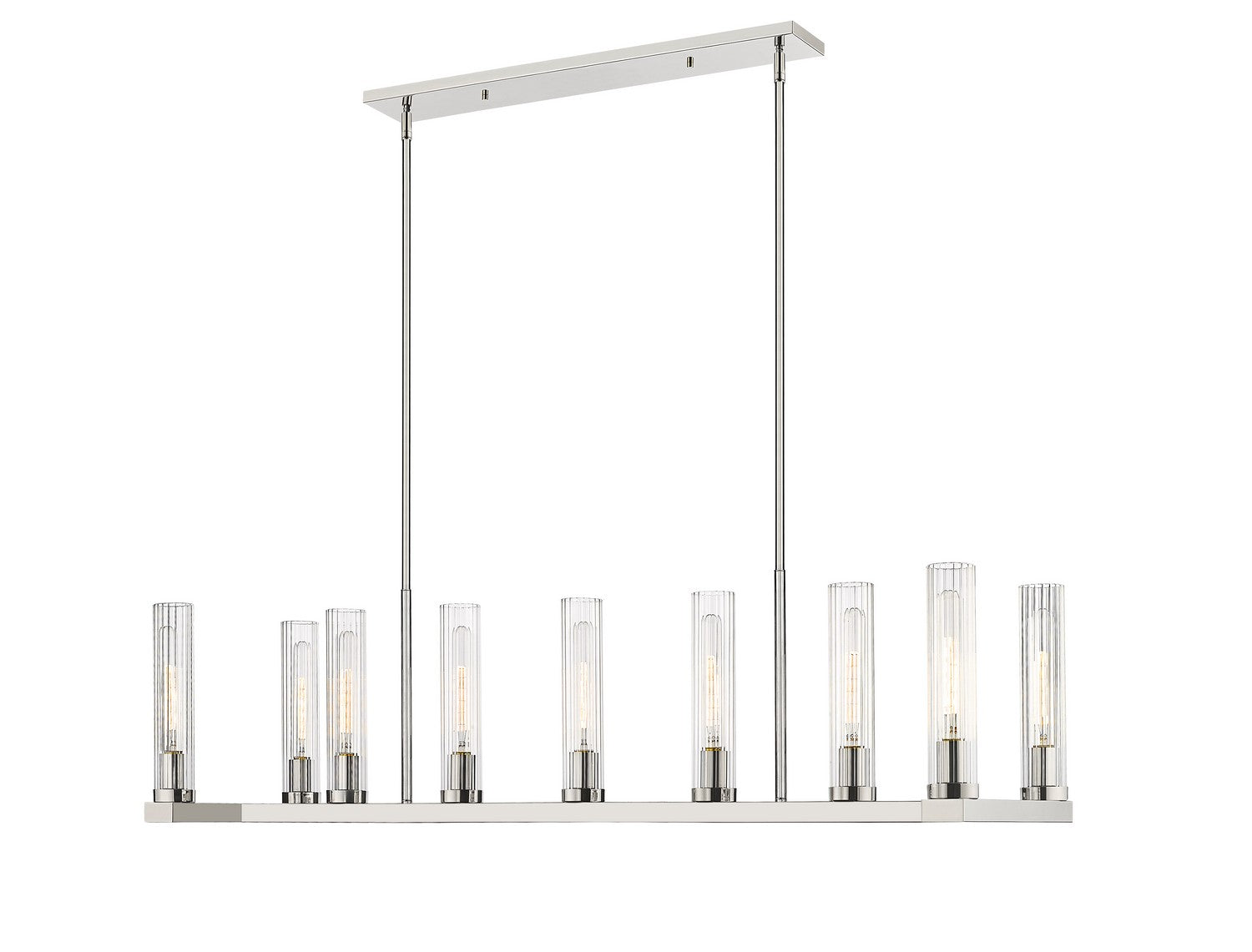 Lustre linéaire 9 lumières | Beau