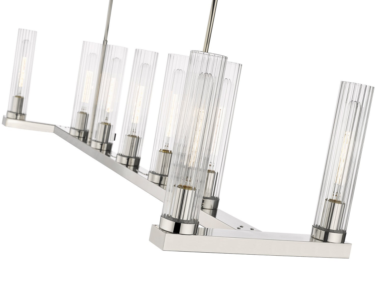 Lustre linéaire 9 lumières | Beau