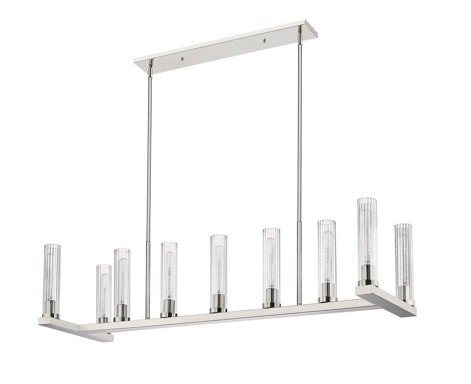 Lustre linéaire 9 lumières | Beau