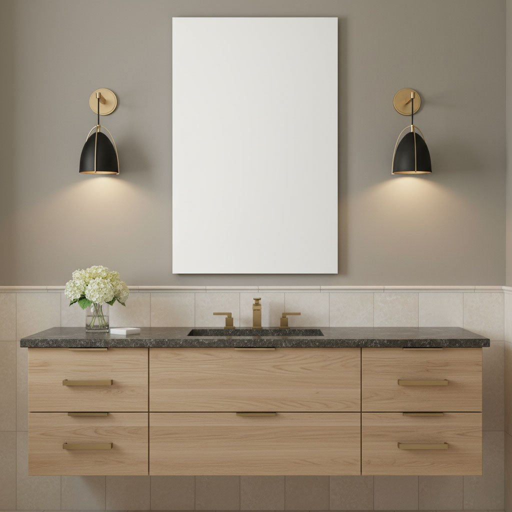 Applique de salle de bain 1 lumière | Norman