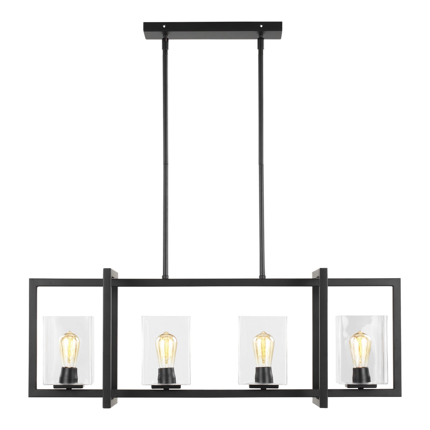 Suspension d'îlot 4 lumières | Mitte