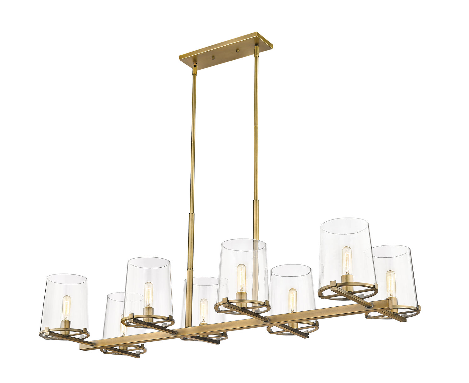 Lustre linéaire 8 lumières | Callista