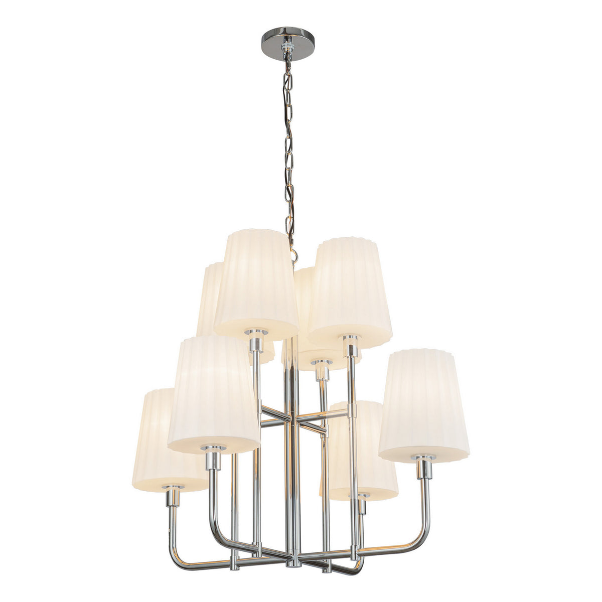 Lustre 8 lumières | Plisse