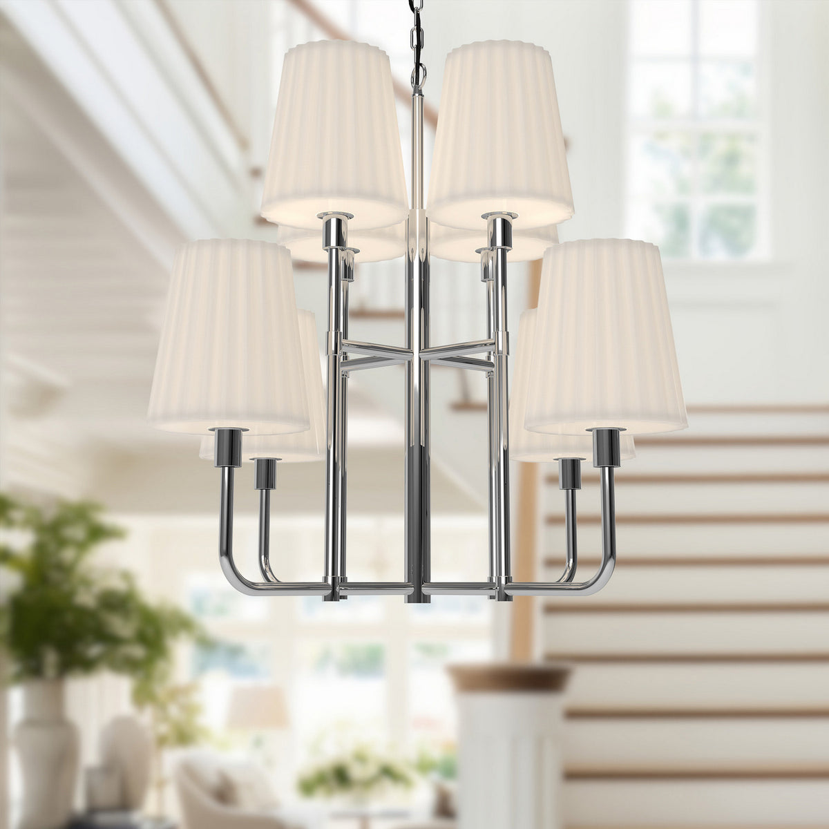 Lustre 8 lumières | Plisse