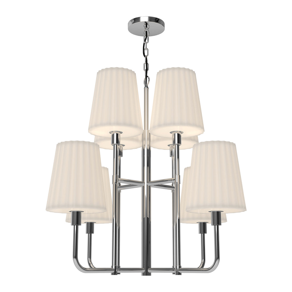 Lustre 8 lumières | Plisse