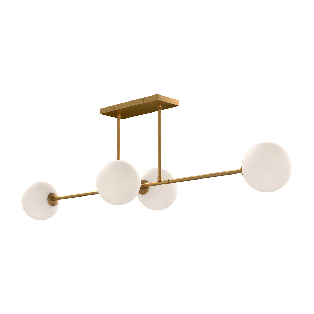 Suspension linéaire 4 lumières | Cassia