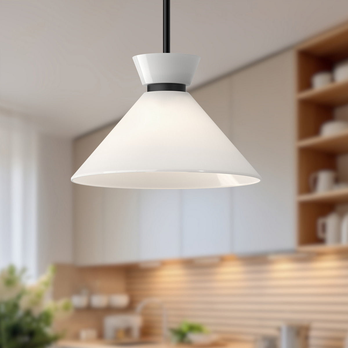 Suspension 1 lumière | Halston