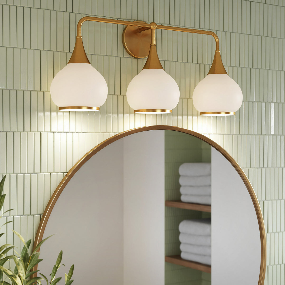 Bathroom Fixtures 3 lumières | Hazel