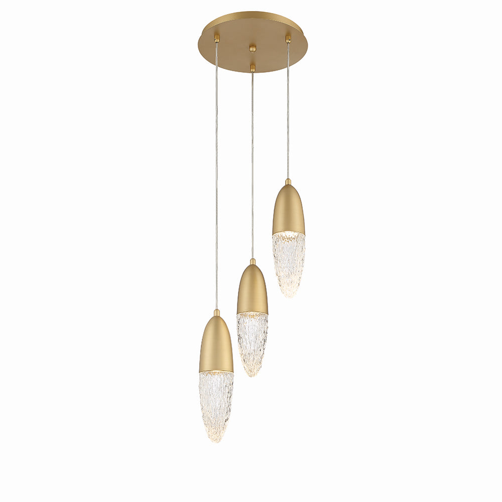 Lustre 3 lumières | Ecrou