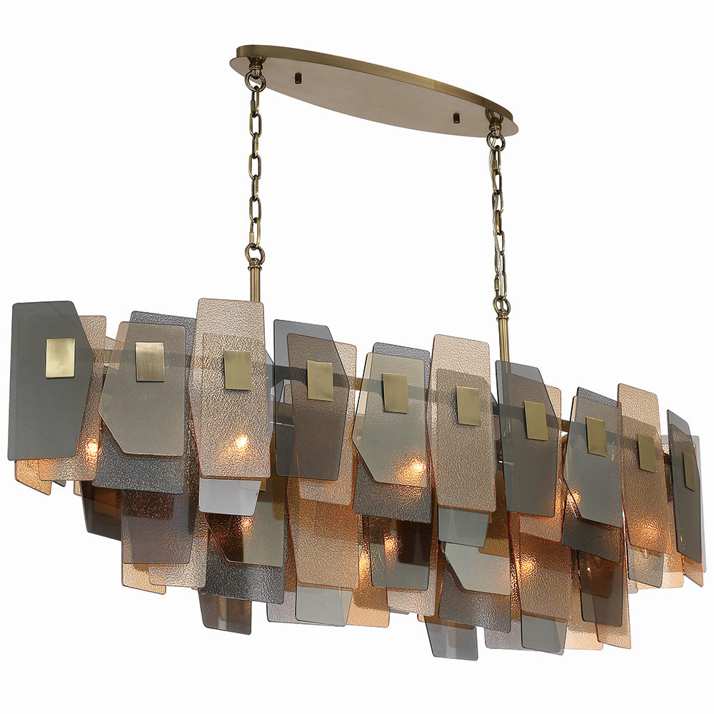 Lustre linéaire 11 lumières | Cocolina