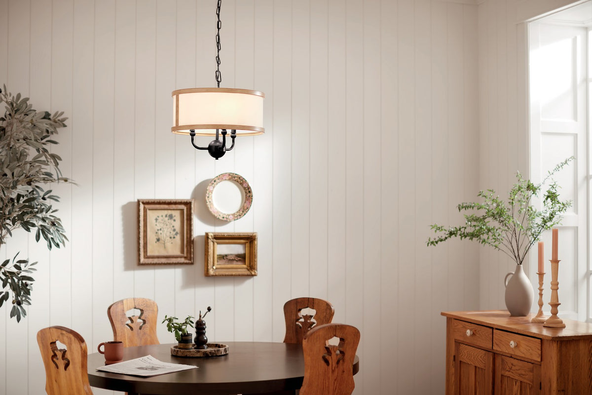 Lustre ou semi-plafonnier 3 lumières | Heddle