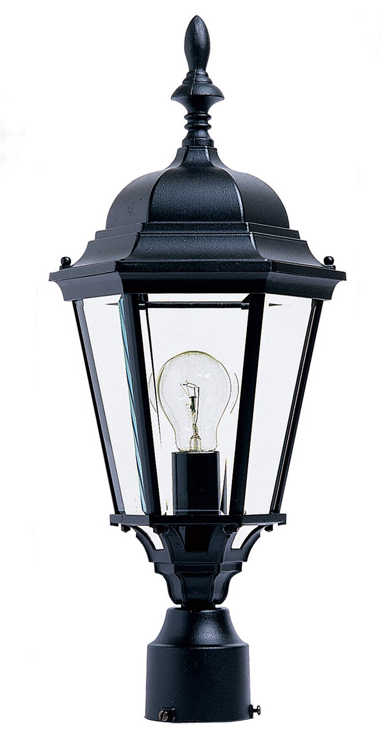 Maxim - Lanterne sur poteau extérieure 1 lumière | Westlake - 1005BK