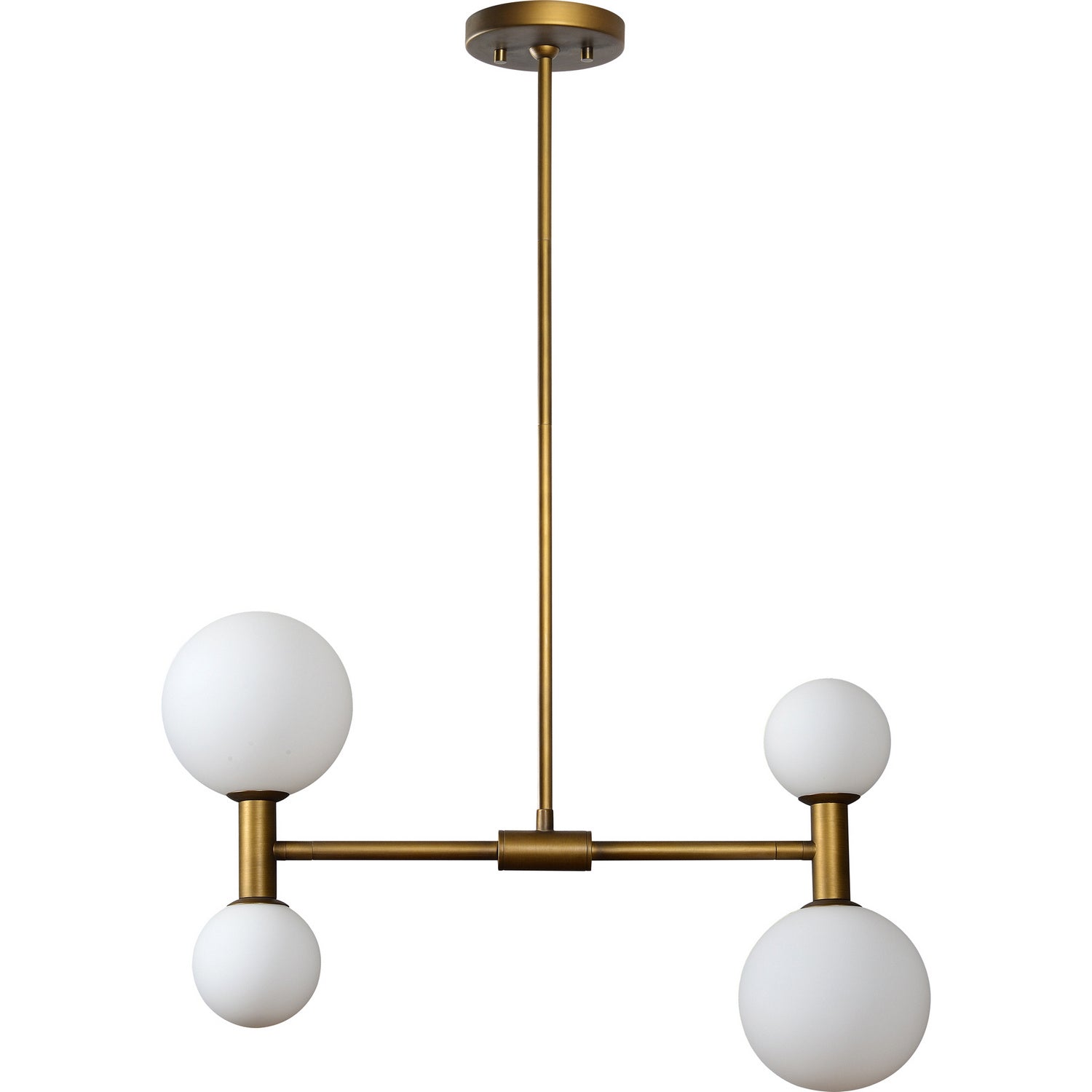 Suspension linéaire 4 lumières | Luiza