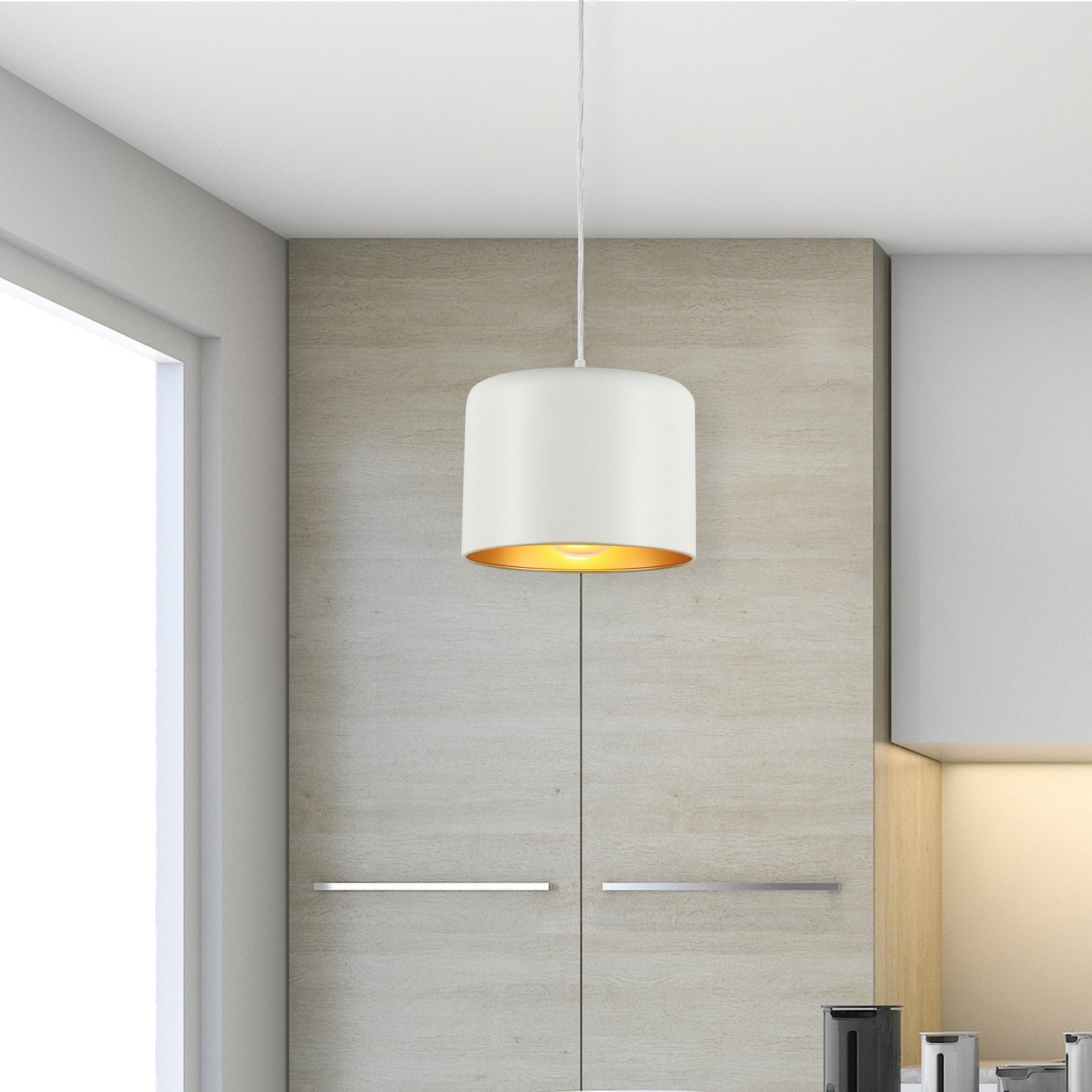 Suspension 1 lumière | Emilia