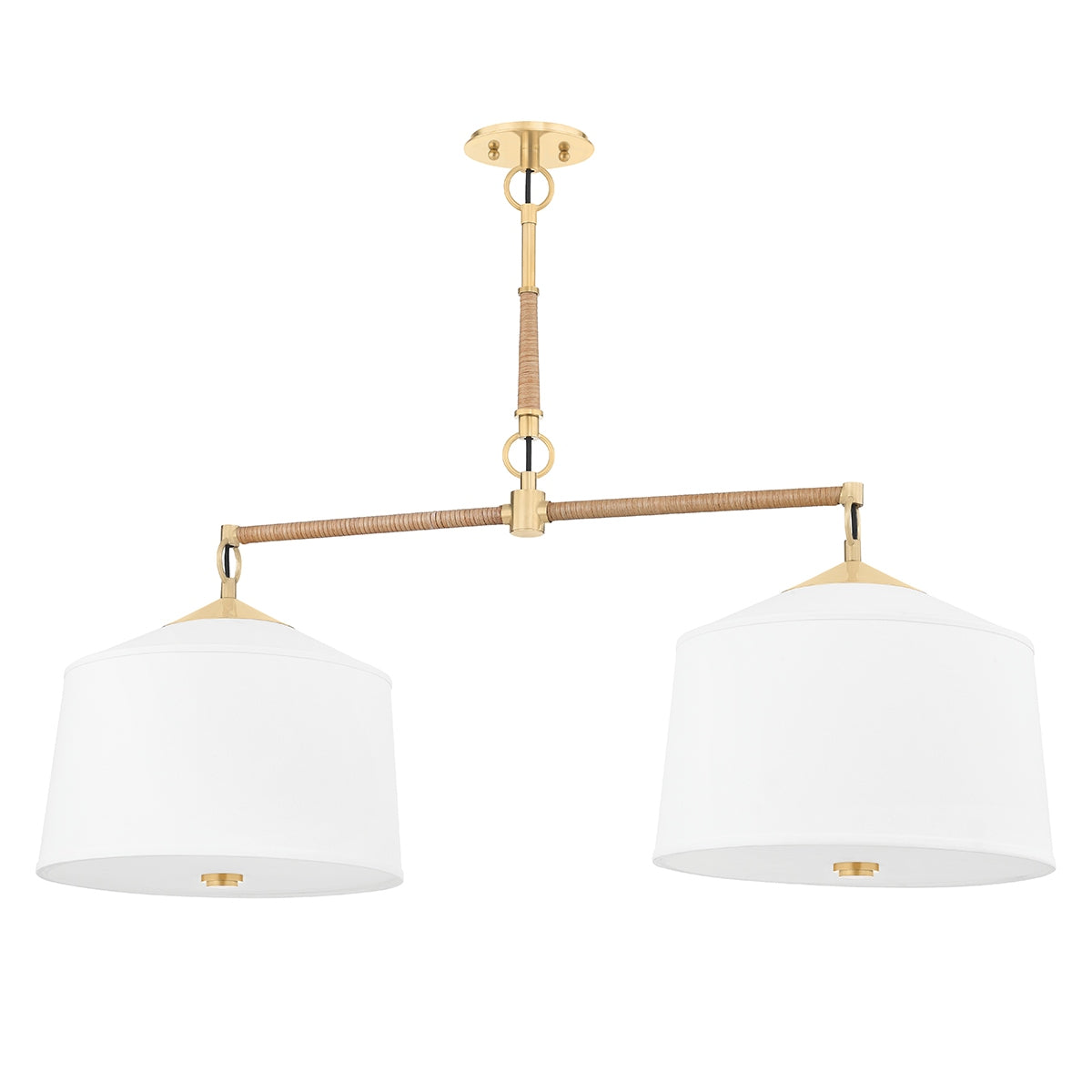 Suspension d'îlot 2 lumières | White Plains
