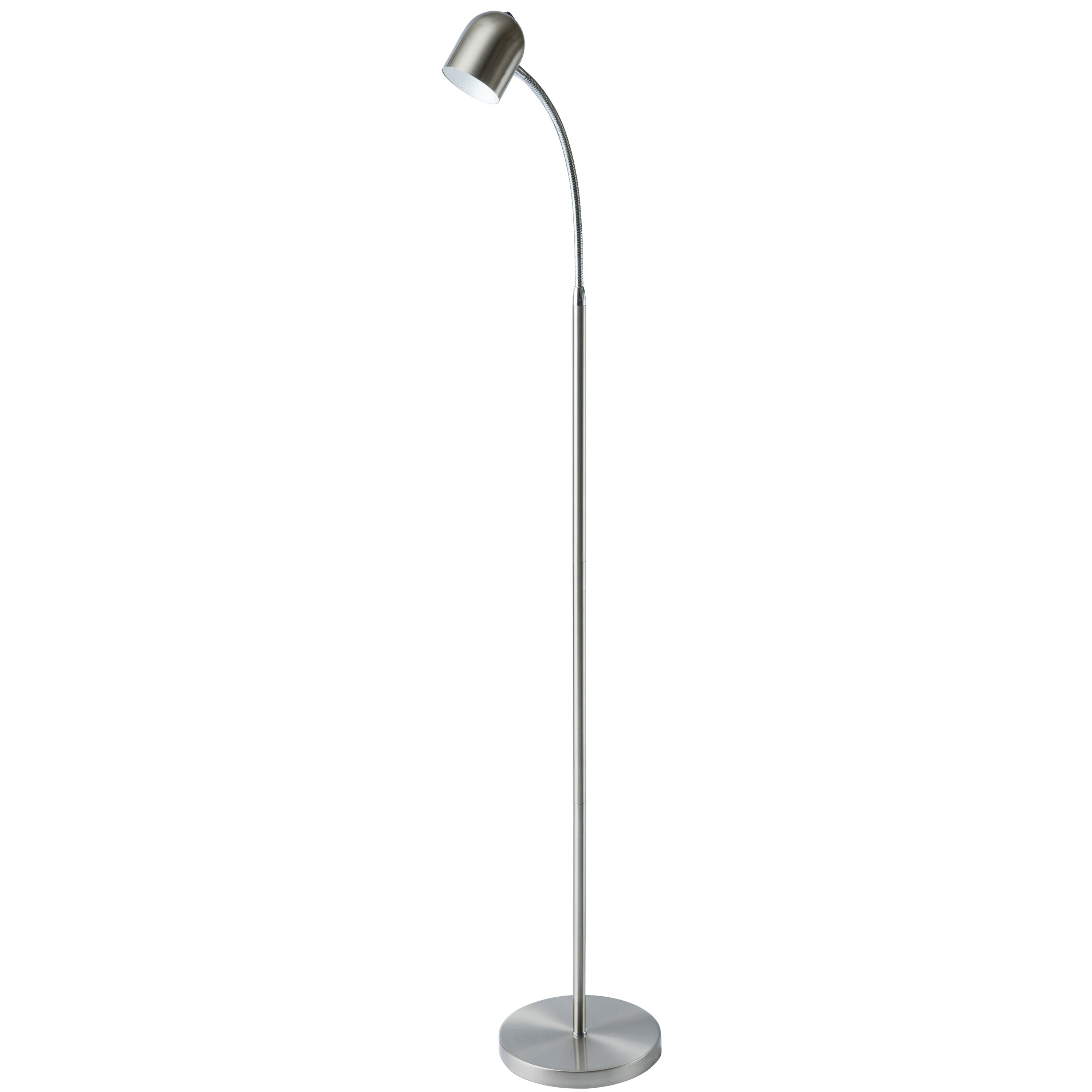 Lampe sur pied Chrome DEL INTÉGRÉ - 123LEDF-SC | DAINOLITE