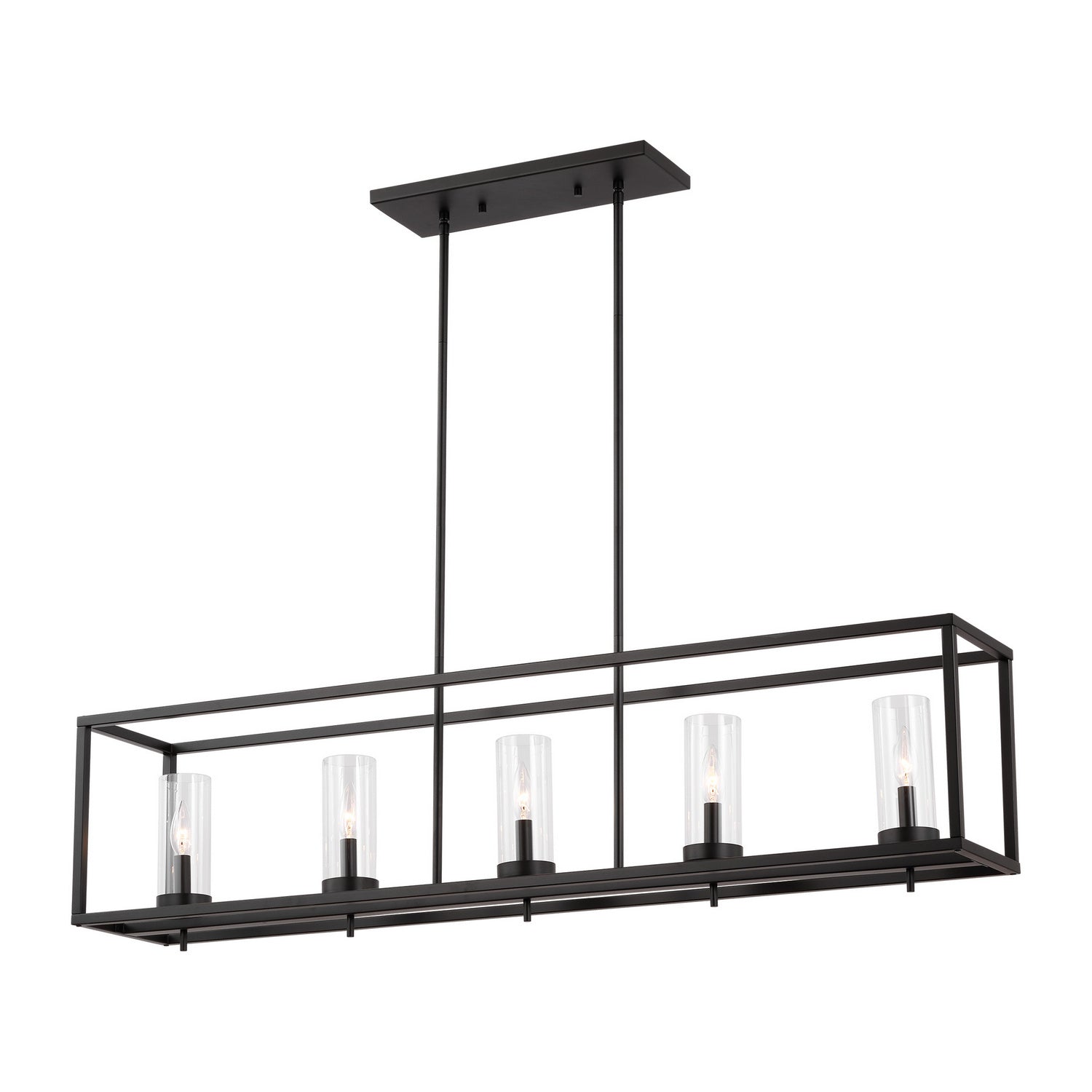 Suspension d'îlot 5 lumières | Zire