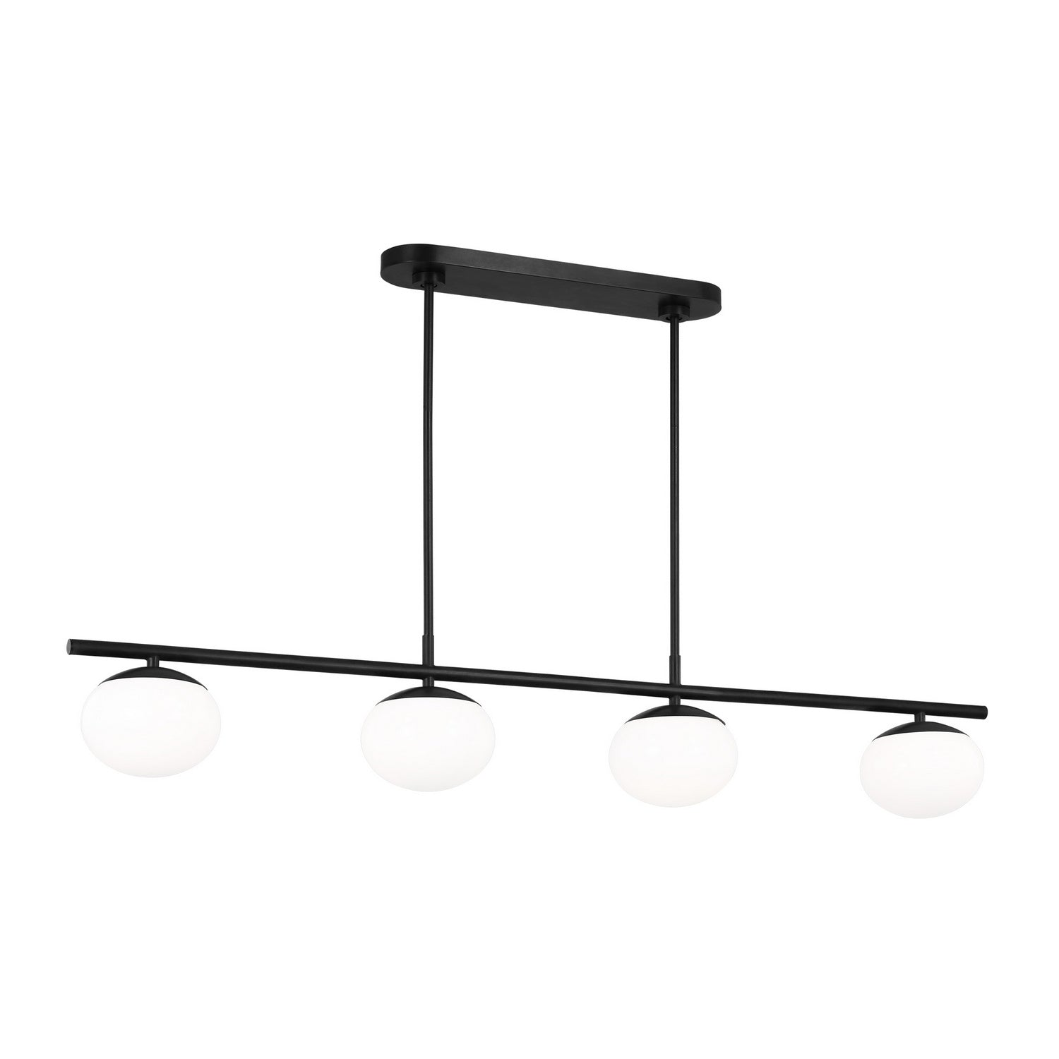 Lustre linéaire 4 lumières | Lune