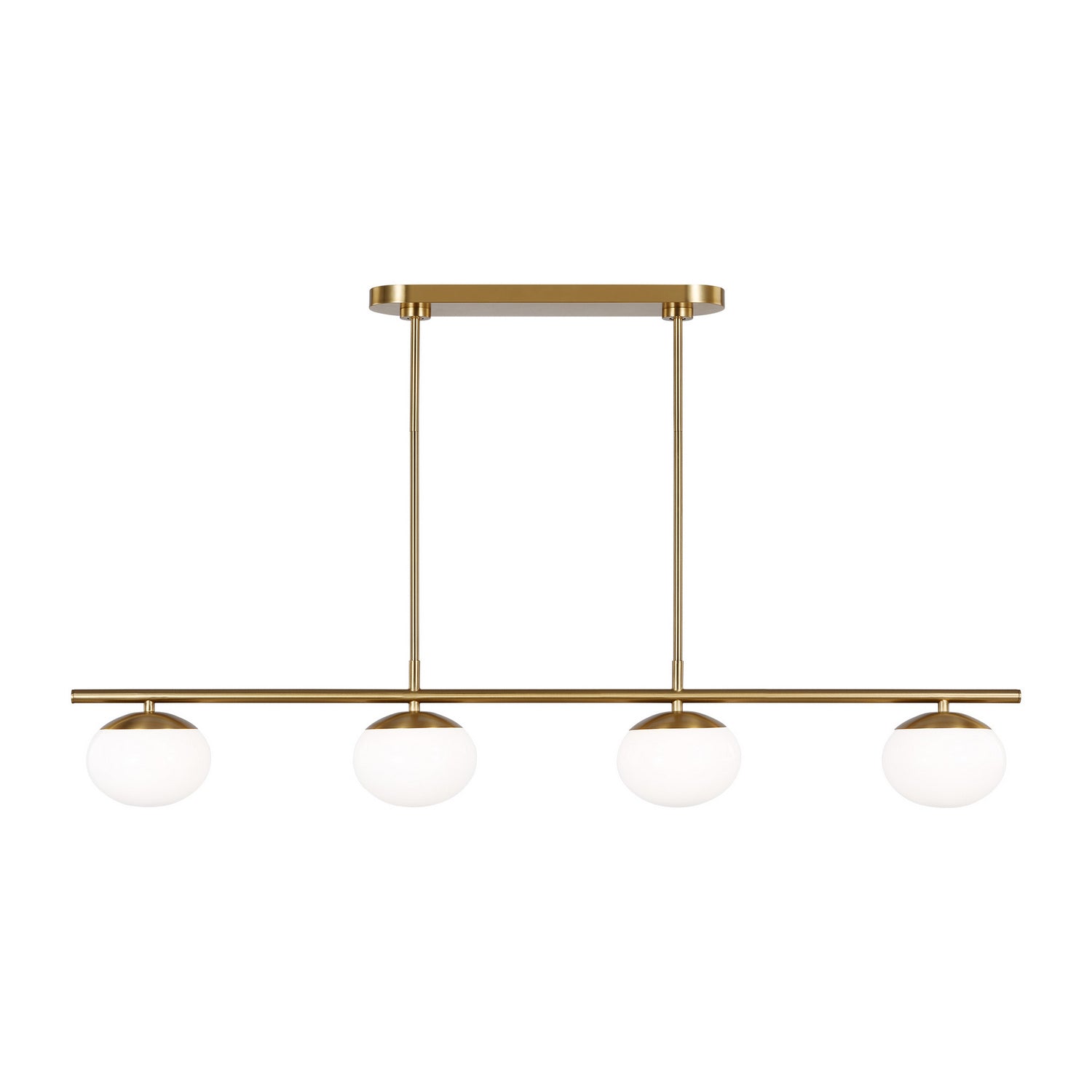 Lustre linéaire 4 lumières | Lune