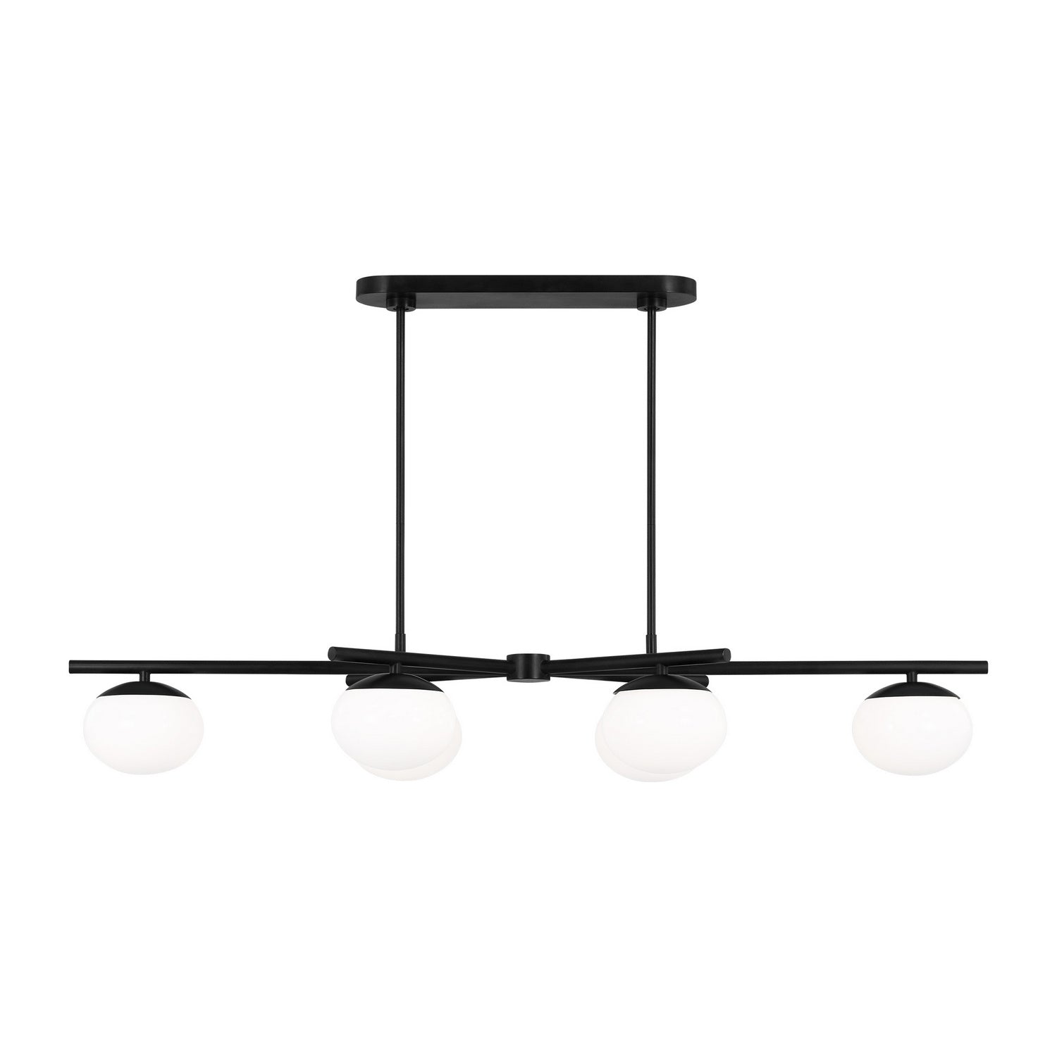 Lustre linéaire 6 lumières | Lune