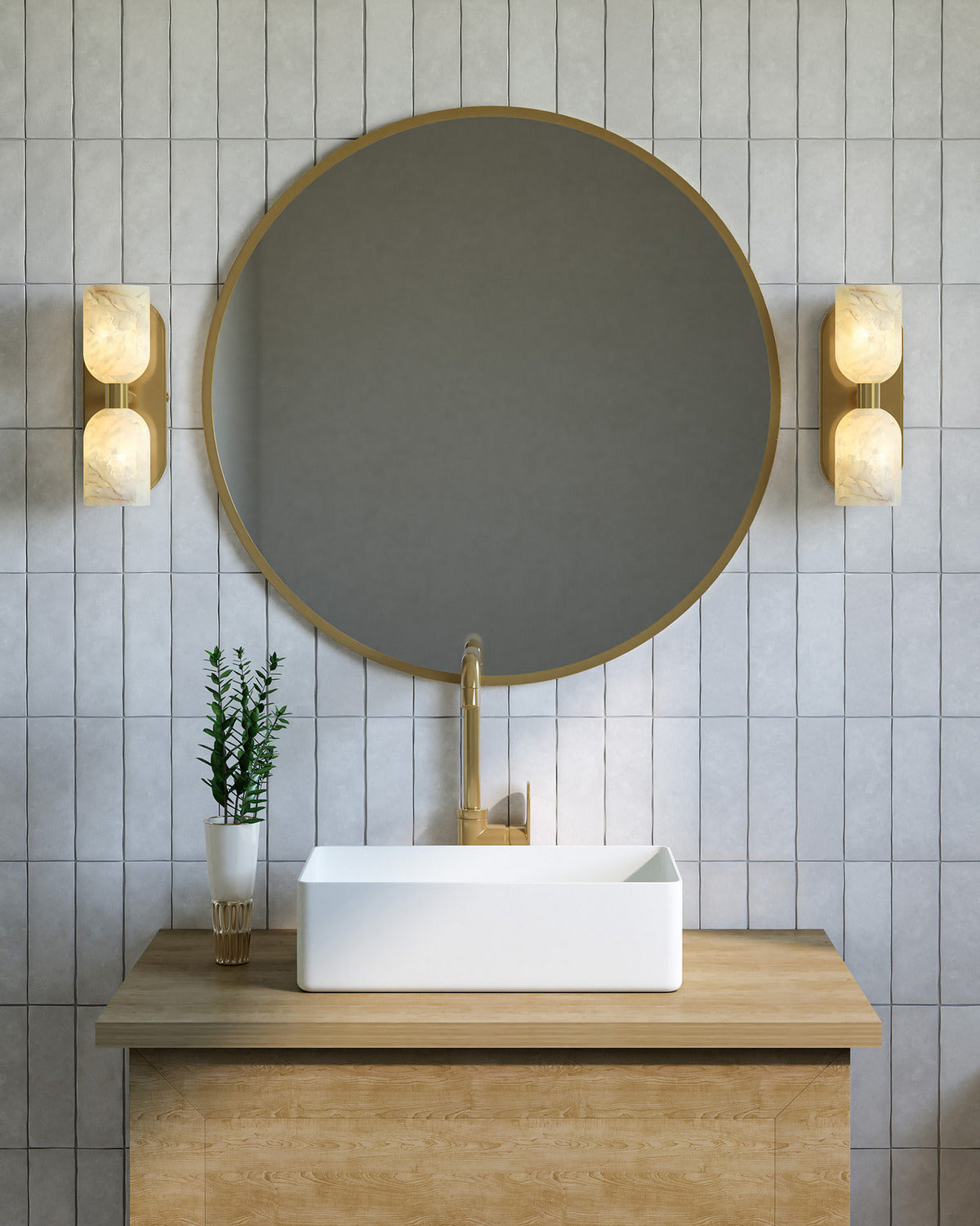 Applique de vanité 2 lumières | Lucian