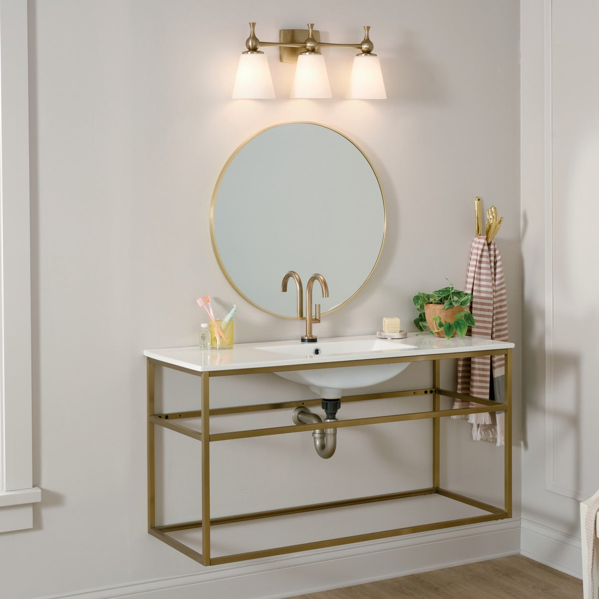 Applique de salle de bain 3 lumières | Cosabella